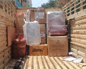 packing goods load